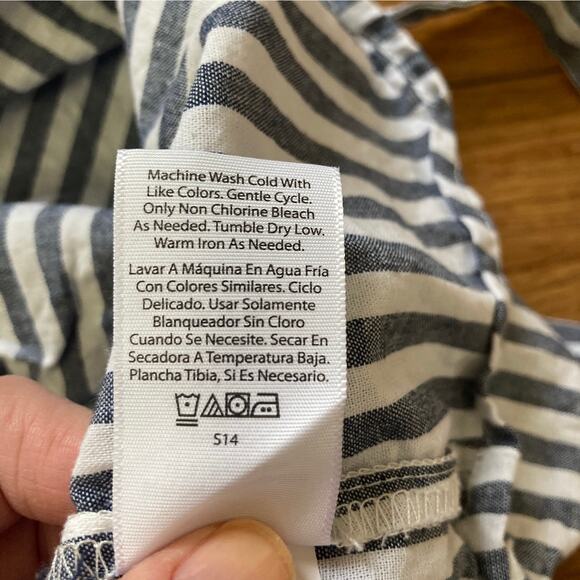 Wonder Nation Girls Striped Summer Top, Size 7/8 - Picture 6 of 6